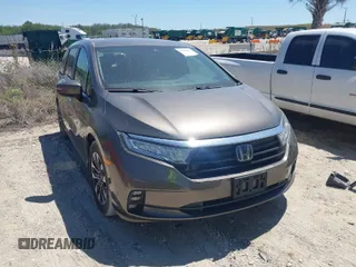 2022 Honda Odyssey EX-L with VIN 5FNRL6H76NB052194, listed as a IAAI auction lot 41889058 with 49,731 mi miles and . Bid and sale history available at DreamBid. Image 1.