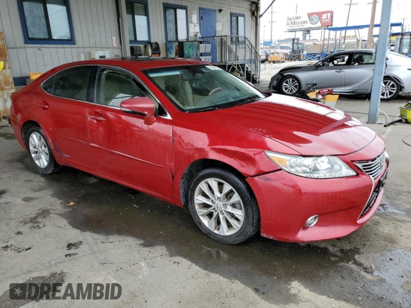 2014 Lexus ES 300h with VIN JTHBW1GG0E2061097, listed as a Copart auction lot 59004505 with 181,248 mi miles and Salvage title. Bid and sale history available at DreamBid. Image 4.