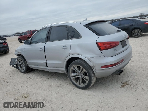 2018 Audi Q3 Premium with VIN WA1BCCFS3JR016761, listed as a Copart auction lot 46091235 with 50,440 mi miles and Salvage Title. Bid and sale history available at carsss.com. Image 2.