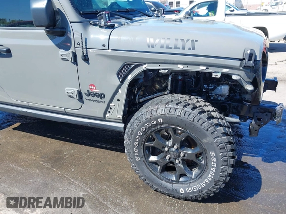 2022 Jeep Wrangler Unlimited Sport S with VIN 1C4HJXDG1NW200793, listed as a IAAI auction lot 41810817 with 35,212 mi miles. Bid and sale history available at carsss.com. Image 18.