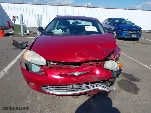 2001 Chrysler Sebring LXi with VIN 1C3EL56U31N704710, listed as a IAAI auction lot 41746277 with 106,050 mi miles. Bid and sale history available at carsss.com. Image 13.