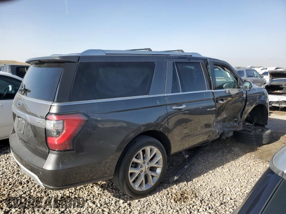 2018 Ford Expedition Max Platinum with VIN 1FMJK1MTXJEA07269, listed as a Copart auction lot 56578775 with 119,004 mi miles and Salvage title. Bid and sale history available at DreamBid. Image 3.