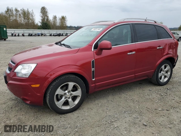 2014 Chevrolet Captiva Sport LTZ with VIN 3GNAL4EKXES679019, listed as a Copart auction lot 74091744 with 59,721 mi miles and Salvage Title. Bid and sale history available at DreamBid. Image 1.