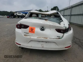 2023 Mazda 3 S Carbon Edition with VIN 3MZBPACM3PM354348, listed as a Copart auction lot 57083785 with 51,723 mi miles and Salvage title. Bid and sale history available at DreamBid. Image 6.