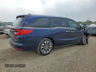 2023 Honda Odyssey EX-L с VIN 5FNRL6H64PB079338, выставлен на аукционе Copart как лот 57666505 с пробегом 39 807 миль миль и Списание • Salvage title. История ставок и продаж доступна на DreamBid. Изображение 3.