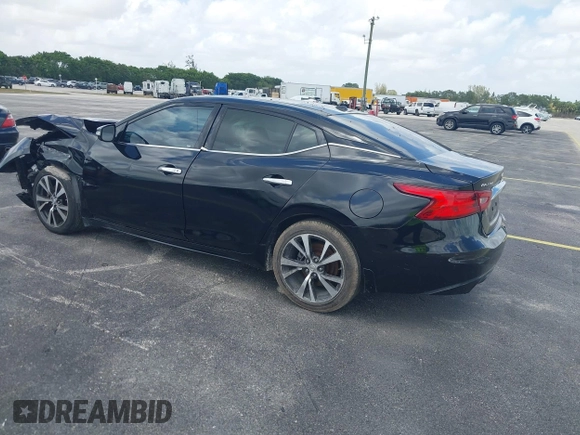 2017 Nissan Maxima S with VIN 1N4AA6AP5HC390092, listed as a IAAI auction lot 41916306 with 102,203 mi miles and . Bid and sale history available at DreamBid. Image 3.