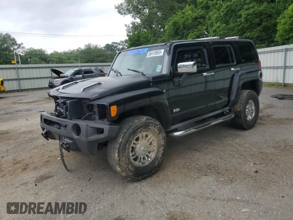 2007 Hummer H3 SUV z VIN 5GTDN13E478127046, wystawiony jako Copart lot #56410665 z przebiegiem 218 159 mil mil oraz Szkoda całkowita • Salvage title. Historia ofert i sprzedaży dostępna na DreamBid. Obrazek 1.
