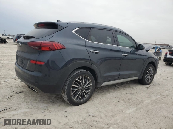 2019 Hyundai Tucson Sport with VIN KM8J33AL8KU020171, listed as a Copart auction lot 46378165 with 99,348 mi miles and Salvage Title. Bid and sale history available at carsss.com. Image 3.