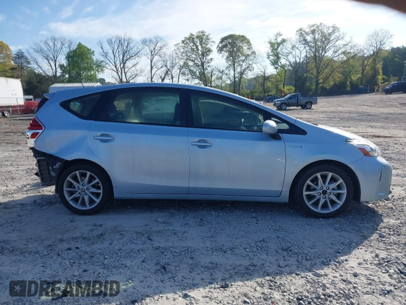 2016 Toyota Prius v Two with VIN JTDZN3EU2GJ042440, listed as a IAAI auction lot 42008316 with 160,000 mi miles. Bid and sale history available at carsss.com. Image 14.