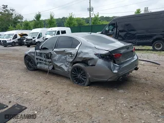 2018 Infiniti Q50 3.0t SPORT with VIN JN1EV7AR4JM432729, listed as a IAAI auction lot 39949005 with 67,743 mi miles. Bid and sale history available at carsss.com. Image 3.
