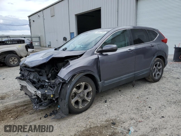 2018 Honda CR-V EX with VIN 7FARW1H58JE003313, listed as a Copart auction lot 46447155 with Not Provided miles and Salvage Title. Bid and sale history available at DreamBid. Image 1.
