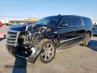 2018 Cadillac Escalade ESV Luxury z VIN 1GYS3HKJXJR302052, wystawiony jako Copart lot #46375345 z przebiegiem 169 121 mil mil oraz Szkoda całkowita • Salvage title. Historia ofert i sprzedaży dostępna na DreamBid. Obrazek 1.