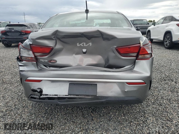 2023 Kia Rio S with VIN 3KPA24AD1PE531460, listed as a Copart auction lot 74285564 with 22,255 mi miles and Salvage Title. Bid and sale history available at DreamBid. Image 6.