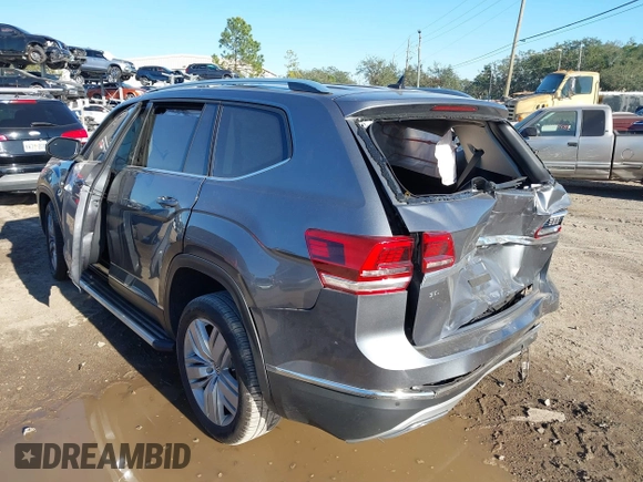 2020 Volkswagen Atlas SEL with VIN 1V2ER2CA0LC505307, listed as a IAAI auction lot 41290000 with 54,537 mi miles and . Bid and sale history available at DreamBid. Image 3.