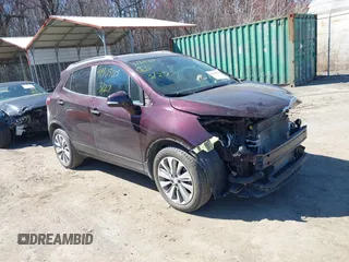 2018 Buick Encore Preferred with VIN KL4CJASB9JB682147, listed as a IAAI auction lot 41903115 with 57,897 mi miles and . Bid and sale history available at carsss.com. Image 1.