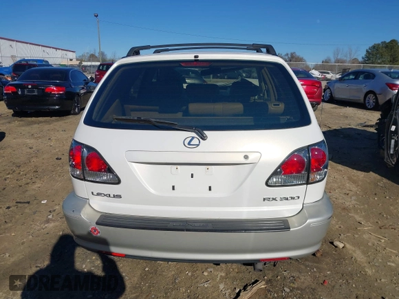 2002 Lexus RX 300 with VIN JTJGF10UX20129045, listed as a IAAI auction lot 41296991 with Not Provided miles. Bid and sale history available at carsss.com. Image 17.