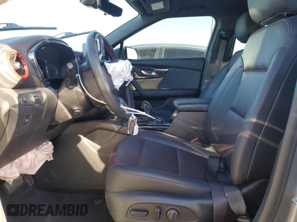 2023 Chevrolet Blazer RS with VIN 3GNKBKRS9PS222081, listed as a Copart auction lot 48617805 with 52,079 mi miles and Salvage title. Bid and sale history available at DreamBid. Image 7.