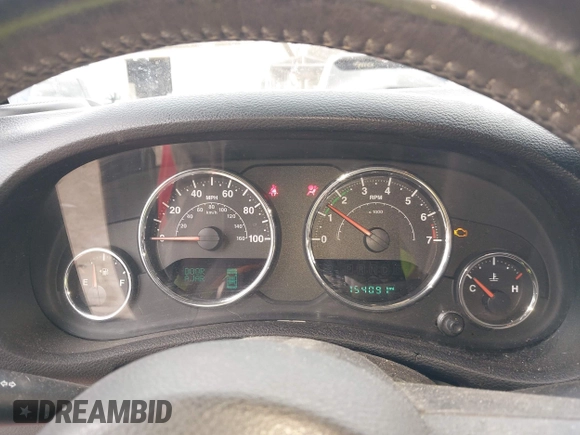 2015 Jeep Wrangler Sport with VIN 1C4GJWAGXFL686842, listed as a IAAI auction lot 42040058 with 154,091 mi miles. Bid and sale history available at carsss.com. Image 7.