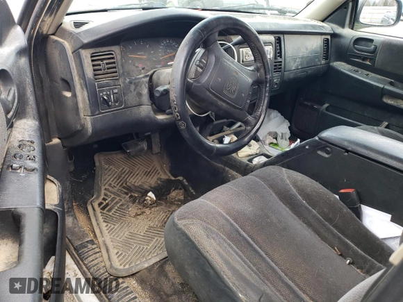 2001 Dodge Dakota Sport with VIN 1B7GG22N21S308680, listed as a Copart auction lot 89199535 with 246,337 mi miles and Salvage Title. Bid and sale history available at carsss.com. Image 8.