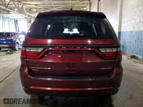 2016 Dodge Durango Limited with VIN 1C4RDJDG1GC375249, listed as a Copart auction lot 50061285 with 212,334 mi miles and Clean title. Bid and sale history available at DreamBid. Image 6.