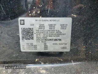 2019 Chevrolet Silverado 3500HD LTZ with VIN 1GC1KXEG0KF186796, listed as a Copart auction lot 73894384 with 71,892 mi miles and Salvage Title. Bid and sale history available at carsss.com. Image 14.
