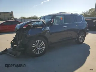 2022 Nissan Armada SL with VIN JN8AY2BDXN9677573, listed as a Copart auction lot 74205564 with Not Provided miles and Salvage Title. Bid and sale history available at carsss.com. Image 1.