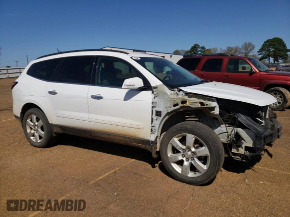 2017 Chevrolet Traverse LT with VIN 1GNKRGKDXHJ336386, listed as a Copart auction lot 48690795 with 113,057 mi miles and Salvage Title. Bid and sale history available at DreamBid. Image 4.