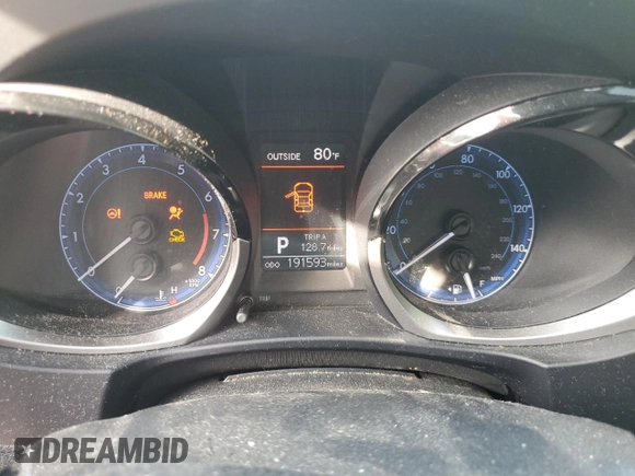 2014 Toyota Corolla L with VIN 2T1BURHEXEC053724, listed as a Copart auction lot 60952365 with 191,593 mi miles and Salvage title. Bid and sale history available at DreamBid. Image 9.