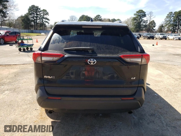 2020 Toyota RAV4 LE with VIN 2T3H1RFV9LW085007, listed as a Copart auction lot 48878495 with 188,567 mi miles and Salvage Title. Bid and sale history available at carsss.com. Image 6.