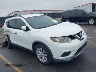 2016 Nissan Rogue SV with VIN KNMAT2MT6GP603967, listed as a IAAI auction lot 41902353 with 126,938 mi miles. Bid and sale history available at carsss.com. Image 1.