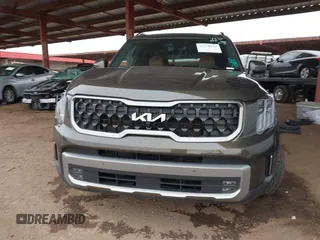 2023 Kia Telluride SX Prestige X-Line with VIN 5XYP5DGC5PG407971, listed as a IAAI auction lot 41578334 with 50,481 mi miles and . Bid and sale history available at DreamBid. Image 12.