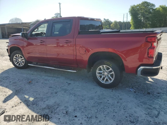 2022 Chevrolet Silverado 1500 LT with VIN 1GCUYDEDXNZ230192, listed as a Copart auction lot 52955185 with 39,586 mi miles and Salvage Title. Bid and sale history available at DreamBid. Image 2.