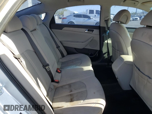 2016 Hyundai Sonata SE с VIN 5NPE24AF3GH377977, выставлен на аукционе Copart как лот 52004995 с пробегом 136 199 миль миль и Списание • Salvage title. История ставок и продаж доступна на DreamBid. Изображение 11.