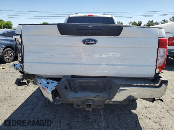 2022 Ford F-250 XL with VIN 1FT7X2A62NEF83139, listed as a Copart auction lot 64560535 with 56,387 mi miles and Salvage title. Bid and sale history available at DreamBid. Image 6.