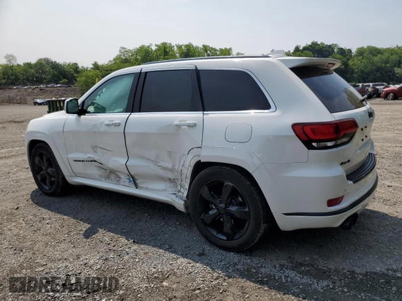 2016 Jeep Grand Cherokee High Altitude z VIN 1C4RJFCG3GC316260, wystawiony jako Copart lot #59605105 z przebiegiem 111 894 mil mil oraz Szkoda całkowita • Salvage title. Historia ofert i sprzedaży dostępna na DreamBid. Obrazek 2.