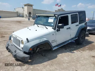 2012 Jeep Wrangler Unlimited Sport with VIN 1C4BJWDG7CL273102, listed as a IAAI auction lot 42288975 with 155,153 mi miles and . Bid and sale history available at DreamBid. Image 18.