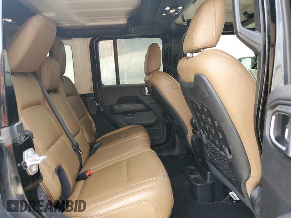 2020 Jeep Wrangler Unlimited Rubicon with VIN 1C4HJXFN2LW218258, listed as a Copart auction lot 55951655 with 64,588 mi miles and Non repairable. Bid and sale history available at DreamBid. Image 10.