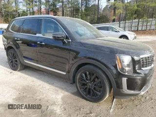 2022 Kia Telluride SX with VIN 5XYP5DHC9NG219577, listed as a Copart auction lot 50753995 with 53,699 mi miles and Salvage Title. Bid and sale history available at DreamBid. Image 4.