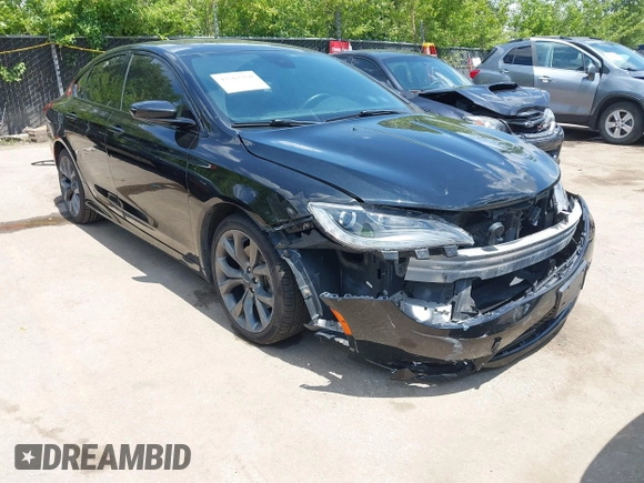 2015 Chrysler 200 S with VIN 1C3CCCBB1FN538906, listed as a IAAI auction lot 42567350 with 131,549 mi miles and . Bid and sale history available at DreamBid. Image 1.