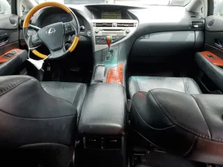 2010 Lexus RX 350 with VIN 2T2BK1BA7AC076736, listed as a Copart auction lot 57855605 with 156,298 mi miles and Salvage title. Bid and sale history available at DreamBid. Image 8.