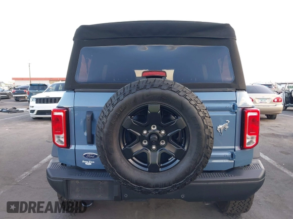 2024 Ford Bronco Black Diamond with VIN 1FMDE1BH2RLA96393, listed as a IAAI auction lot 42071431 with 213 mi miles and . Bid and sale history available at DreamBid. Image 17.