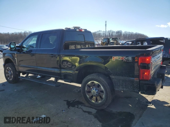 2024 Ford Super Duty F-250 SRW XL with VIN 1FT8W2BM5RED95693, listed as a Copart auction lot 89387805 with 12,322 mi miles and Salvage Title. Bid and sale history available at carsss.com. Image 2.