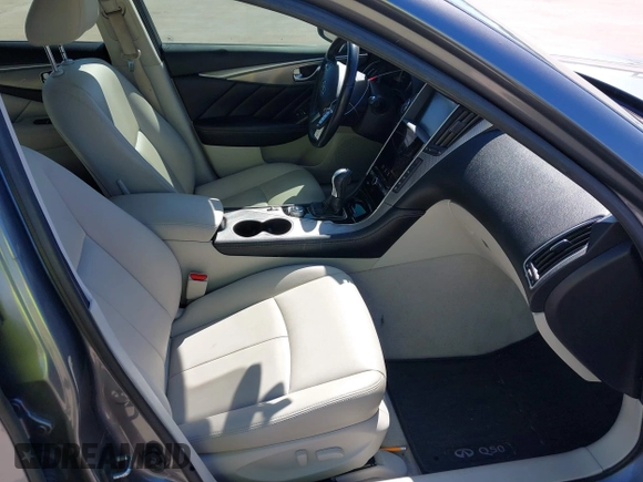 2017 Infiniti Q50 Signature Edition with VIN JN1EV7AP7HM742236, listed as a IAAI auction lot 41662043 with 114,312 mi miles and . Bid and sale history available at DreamBid. Image 5.