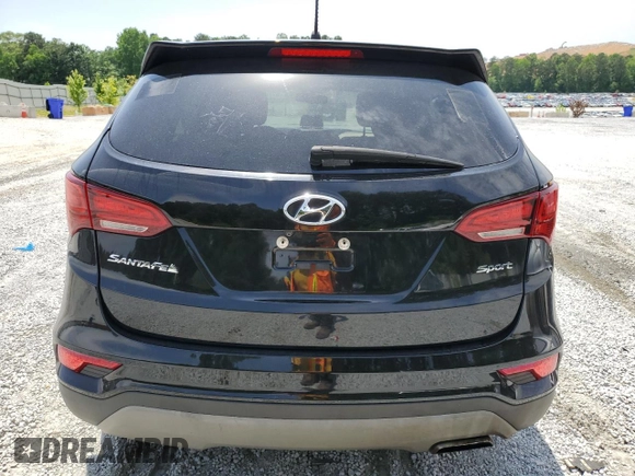 2018 Hyundai Santa Fe 2.4L with VIN 5XYZT3LB4JG546566, listed as a Copart auction lot 57268105 with 153,314 mi miles and Clean title. Bid and sale history available at DreamBid. Image 6.