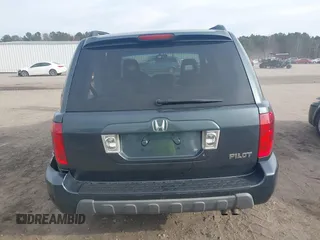 2004 Honda Pilot EX with VIN 2HKYF184X4H590442, listed as a IAAI auction lot 40968680 with 224,892 mi miles. Bid and sale history available at carsss.com. Image 16.
