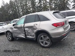 2020 Mercedes-Benz GLC with VIN WDC0G8EB1LF744559, listed as a IAAI auction lot 41872182 with 1 mi miles. Bid and sale history available at carsss.com. Image 14.