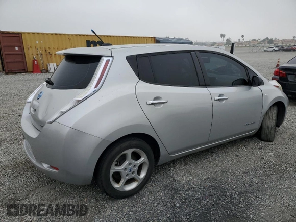 2012 Nissan LEAF SL with VIN JN1AZ0CP8CT016245, listed as a Copart auction lot 53084645 with 67,310 mi miles and Clean Title. Bid and sale history available at DreamBid. Image 3.