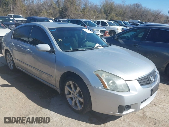 2007 Nissan Maxima 3.5 SL with VIN 1N4BA41E07C854525, listed as a IAAI auction lot 41775884 with 125,237 mi miles. Bid and sale history available at carsss.com. Image 1.