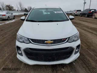2017 Chevrolet Sonic LT with VIN 1G1JD6SH4H4114286, listed as a Copart auction lot 81255484 with 134,696 mi miles and Clean Title. Bid and sale history available at carsss.com. Image 5.