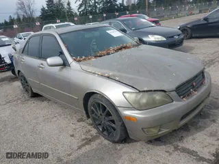 2003 Lexus IS 300 with VIN JTHBD192530075089, listed as a IAAI auction lot 41799795 with 307,495 mi miles. Bid and sale history available at carsss.com. Image 1.
